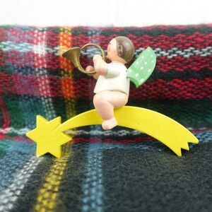 Wendt & Kühn Angel On a Shooting Star With French Horn Made In Germany